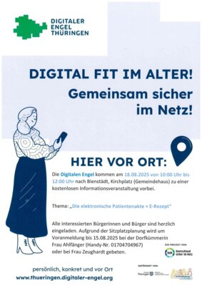 Flyer mit Informationen zur Veranstaltung