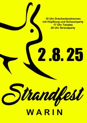 Veranstaltung: strandfest Warin Sa 02.​08.​2025