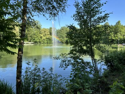 Fontaine Ommersheimer Weiher, Foto: Stefan Eins, Gemeinde Mandelbachtal