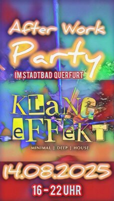 Plakat After Work im Stadtbad