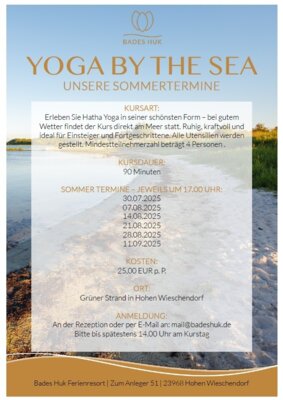 Termine für Yoga am Strand - Yoga by the Sea
