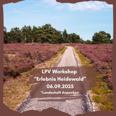 Workshop Erlebnis Heidewald, Weiterbildung Landschaft Anpacken, LPV Nordwestsachsen