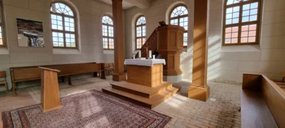 Herzlich willkommen im Gottesdienst am 10. August um 9:3o Uhr in unserer Schinkel-Kirche Schäpe.