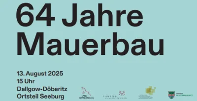 Veranstaltung: Gedenkveranstaltung anlässlich des 64. Jahrestages des Mauerbaus Mi 13.​08.​2025