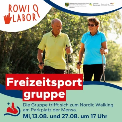 Veranstaltung: Freizeitsportgruppe Mi 13.​08.​2025