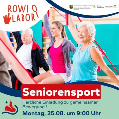 Veranstaltung: Seniorensport Mo 25.​08.​2025