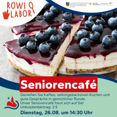 Veranstaltung: Seniorencafé Di 26.​08.​2025
