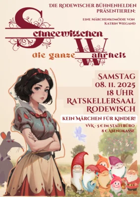 Veranstaltung: Schneewittchen - Die ganze Wahrheit Mo 11.​08.​2025