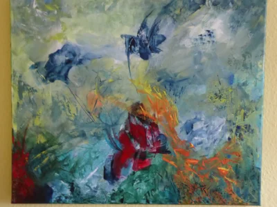 Veranstaltung: «starke Stimmen wacher Frauen»:  Quintett in Farbe - Gruppe Kalenbach: Malerei Anja Kalenbach, Gisela Emme, Monika Kolberg, Ute Schuler, Dorothea Töter So 11.​01.​2026