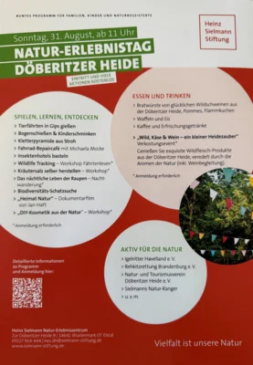 Veranstaltung: Natur-Erlebnistag D&ouml;beritzer Heide So 31.​08.​2025