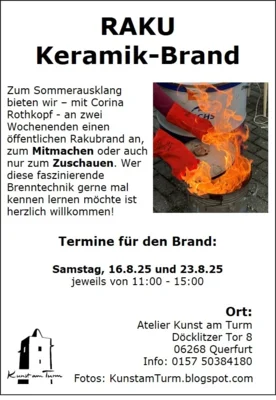 Plakat RAKU Keramik-Brand