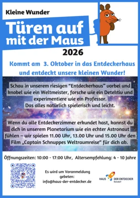 Türen auf mit der Maus! - 2026 -