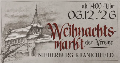 Weihnachtsmarkt Niederburg Kranichfeld