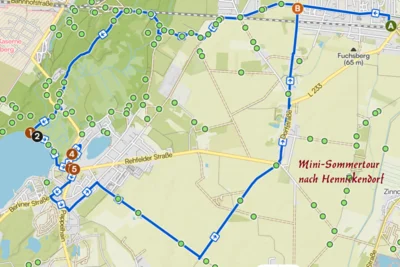 Tourplan zu Mini Sommertour nach Hennickendorf (Bild vergr&ouml;&szlig;ern)