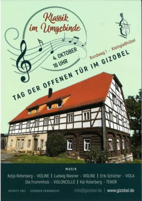 Veranstaltung: 4. Oktober - Tag der offenen T&uuml;r im Gizobel Sa 04.​10.​2025