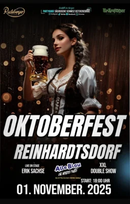 Veranstaltung: 01. November - Oktoberfest Reinhardtsdorf Sa 01.​11.​2025