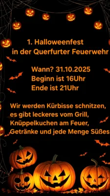 Plakat 1. Halloweenfest Querfurt
