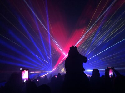 Lasershow zu Storkow leuchtet, Foto: F. Münn (svs)