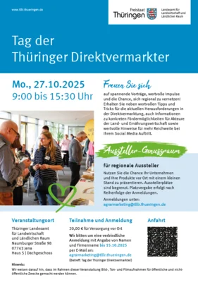 Plakat Tag der Direktvermarkter (Bild vergr&ouml;&szlig;ern)