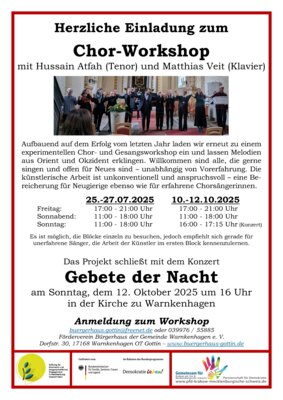 Veranstaltungsplakat