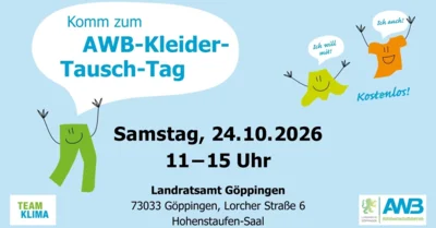 Veranstaltung: Kleider-Tausch-Tag Sa 24.​10.​2026