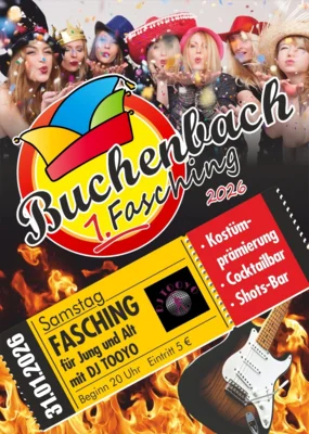 Veranstaltung: 1. Fasching mit DJ Toyoo Sa 31.​01.​2026