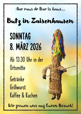Veranstaltung: Butz in Zaisenhausen So 08.​03.​2026