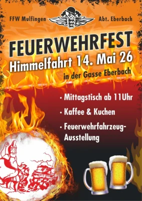 Veranstaltung: Feuerwehrfest Eberbach Do 14.​05.​2026