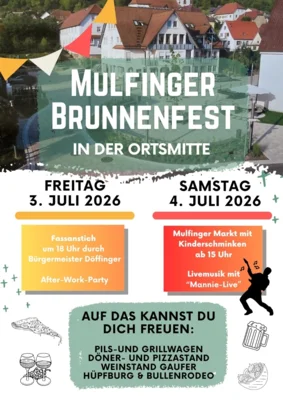 Veranstaltung: Brunnenfest Mulfingen 03. – 04.07.2026