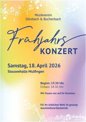 Veranstaltung: Fr&uuml;hjahrskonzert Sa 18.​04.​2026