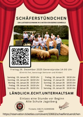 Veranstaltung: Theater "Das Sch&auml;ferst&uuml;ndchen" Fr 16.​01.​2026