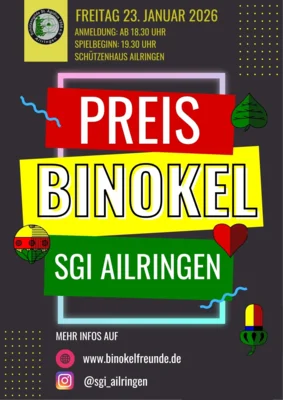 Veranstaltung: Preisbinokel Fr 23.​01.​2026