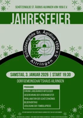 Veranstaltung: Jahresfeier Sch&uuml;tzengilde Ailringen Sa 03.​01.​2026