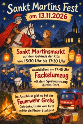 Veranstaltung: St. Martinstag Fr 13.​11.​2026