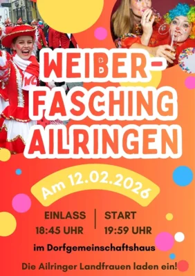 Veranstaltung: Weiberfasching Do 12.​02.​2026