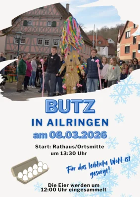 Veranstaltung: Butz in Ailringen So 08.​03.​2026