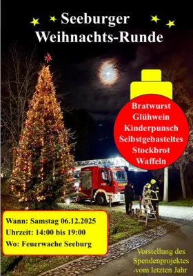Veranstaltung: Seeburger Weihnachts-Runde Sa 06.​12.​2025