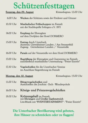 Festprogramm Sonntag-Montag (Bild vergr&ouml;&szlig;ern)