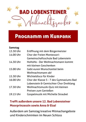 Programm Samstag
