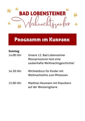 Programm Sonntag
