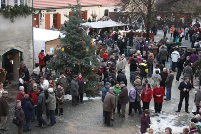 Romantische Burgweihnachten