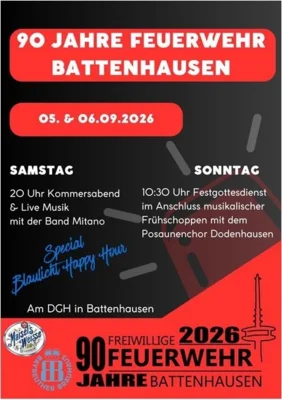 90 Jahre Feuerwehr Battenhausen