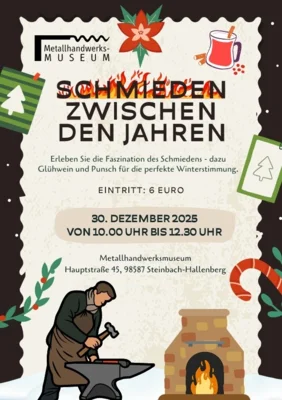 Veranstaltung: Schmieden zwischen den Jahren Di 30.​12.​2025