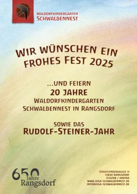 Veranstaltung: Lebendiger Adventskalender: Waldorfkindergarten Schwalbennest Do 18.​12.​2025
