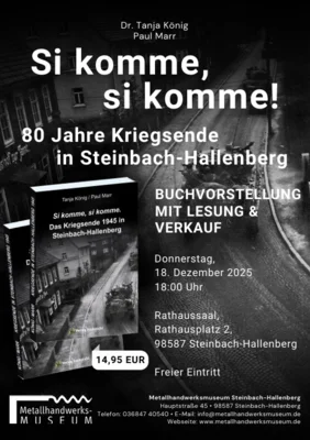 Veranstaltung: Buchpr&auml;sentation und Lesung Do 18.​12.​2025