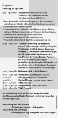 Programm am Samstag