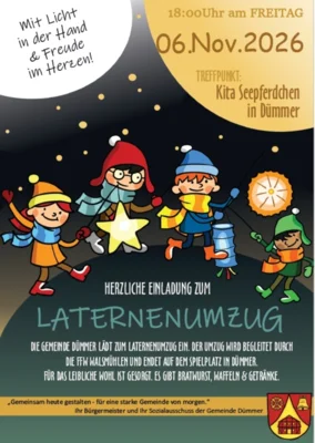 Laternenumzug am 6.11.2026
