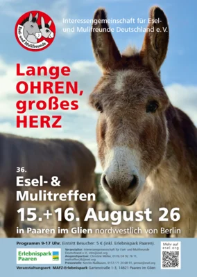 IGEM Esel- und Mulitreffen - Lange Ohren, gro&szlig;es Herz! (15.-16.08.2026)
