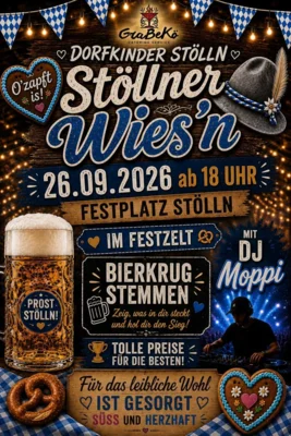 Veranstaltung: Wiesenfest in St&ouml;lln Sa 26.09.2026