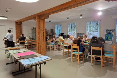 Gemeinsame Kursarbeit an der Museumsfabrik Pritzwalk.